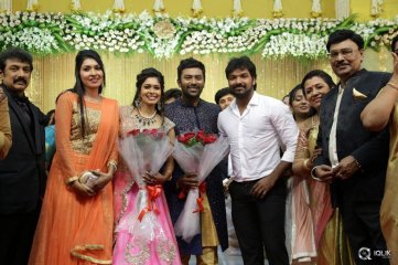 Celebs at Actor Bhagyaraj Son Wedding Reception